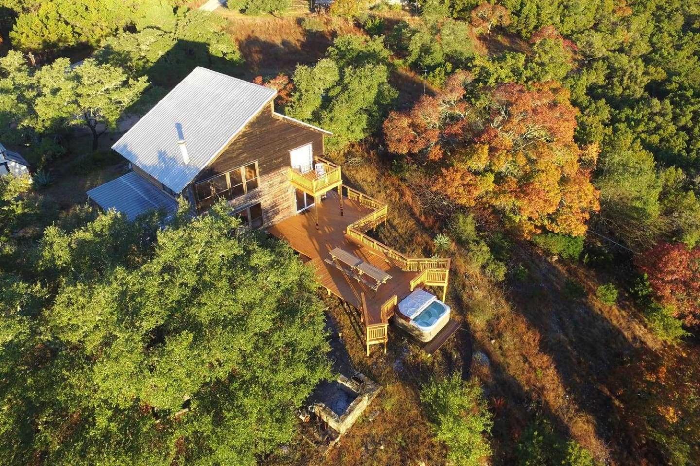 فندق Rockin' B Ranch Bluff House Pipe Creek المظهر الخارجي الصورة